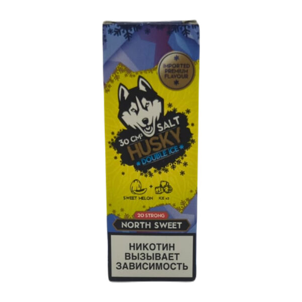 Жидкость Husky Double Ice Salt Strong Series NORTH SWEET (Медовая дыня Лед) 30 мл 2% (20 мг/мл) Strong - Купить с доставкой в Красногорске