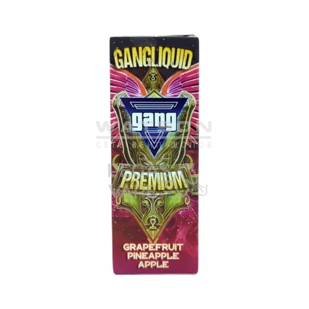 Жидкость Gang Premium (Грейпфрут ананас яблоко) 30 мл 2% (20 мг/мл) Жидкость Gang Premium (Грейпфрут ананас яблоко) 30 мл 2% (20 мг/мл) - Купить с доставкой в Красногорске