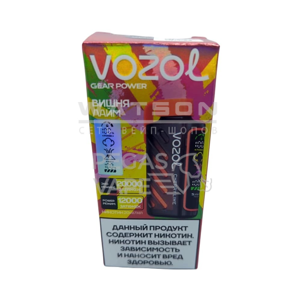 Электронная сигарета VOZOL GEAR POWER 20000 (Вишня лайм) Электронная сигарета VOZOL GEAR POWER 20000 (Вишня лайм) - Купить с доставкой в Красногорске