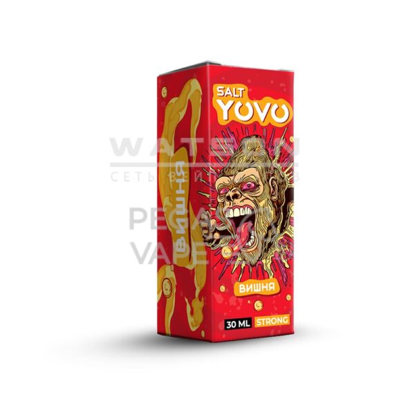 Жидкость YOVO Salt Strong (Вишня) 30 мл 2% (20 мг/мл) Strong - Купить с доставкой в Красногорске
