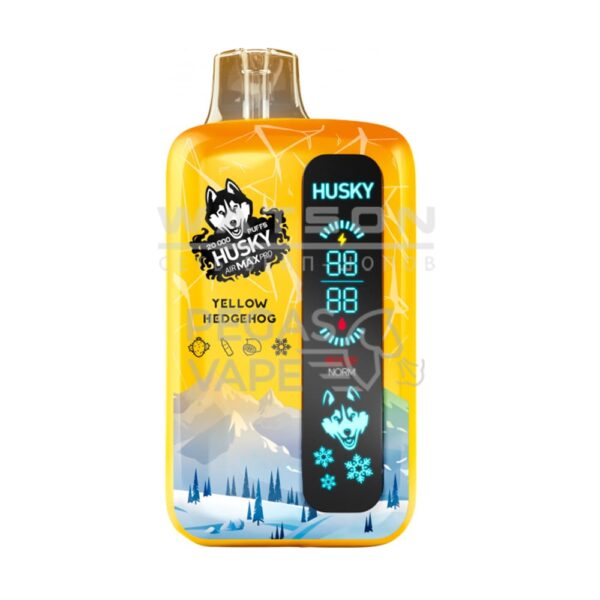Электронная сигарета Husky Air Max PRO Ultra Strong 20000 Yellow Hargehog (Кактусовый лимонад) - Купить с доставкой в Красногорске