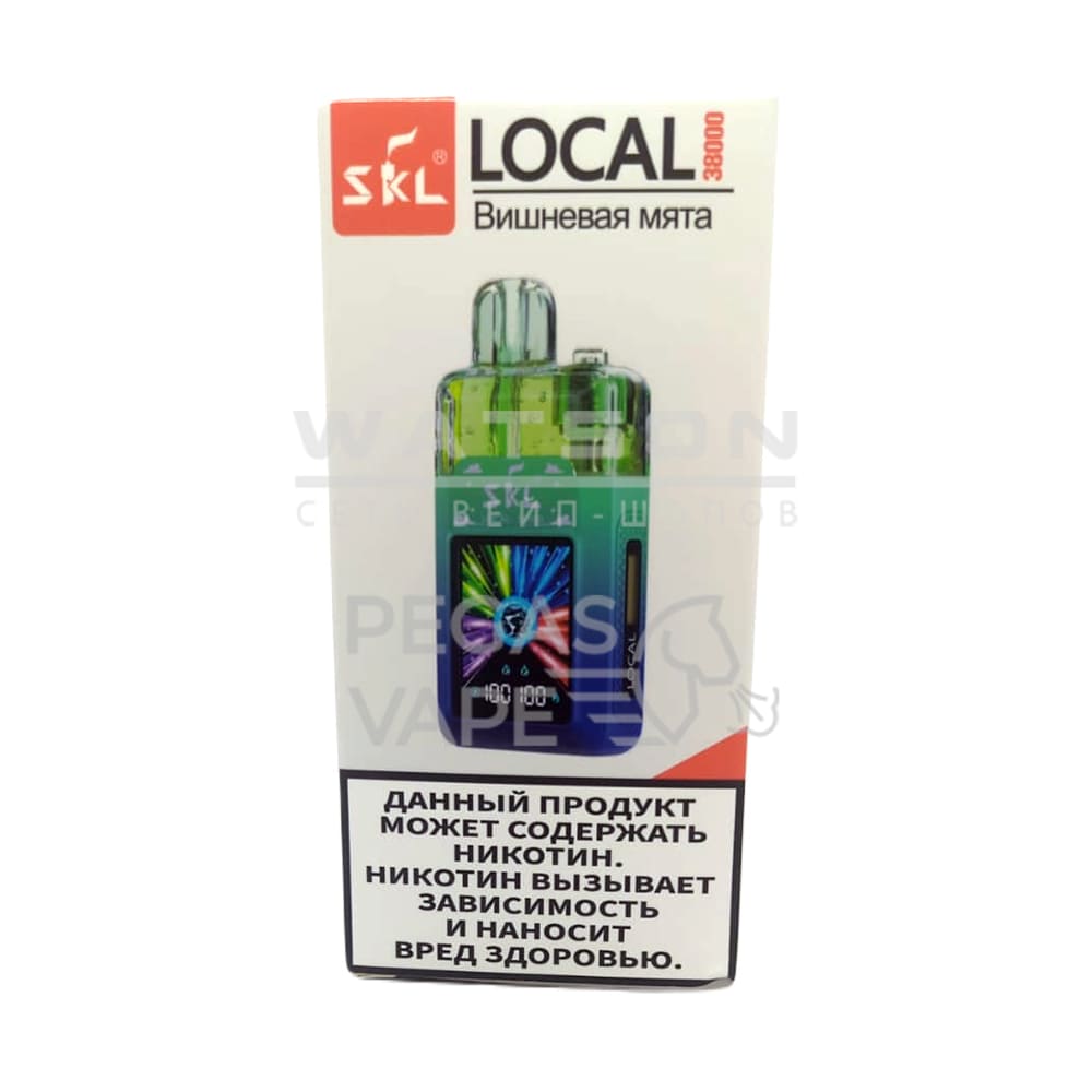 Электронная сигарета SKL LOCAL 38000 (Вишневая мята) Электронная сигарета SKL LOCAL 38000 (Вишневая мята) - Купить с доставкой в Красногорске