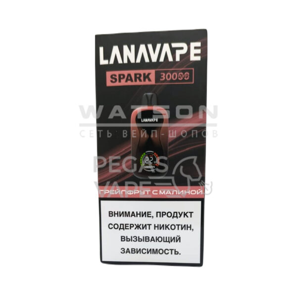 Электронная сигарета LANAVAPE SPARK 30000 (Грейпфрут с малиной) - Купить с доставкой в Красногорске