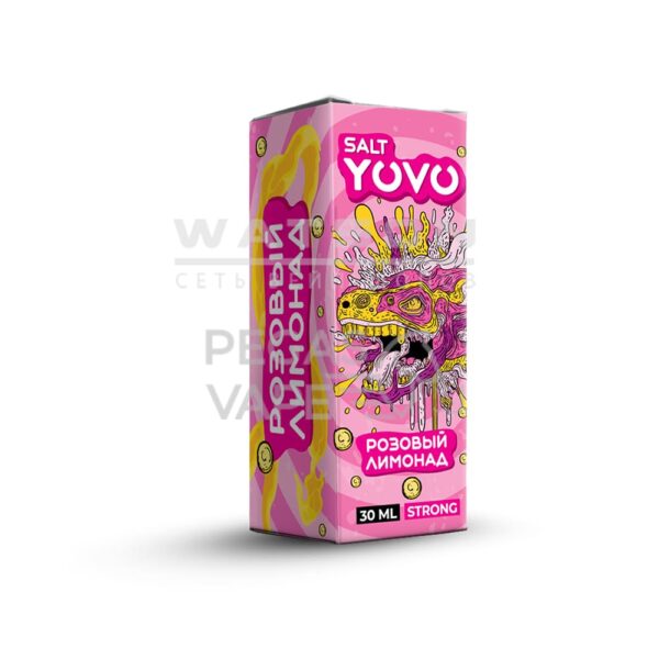 Жидкость YOVO Salt Strong (Розовый лимонад) 30 мл 2% (20 мг/мл) Strong - Купить с доставкой в Красногорске