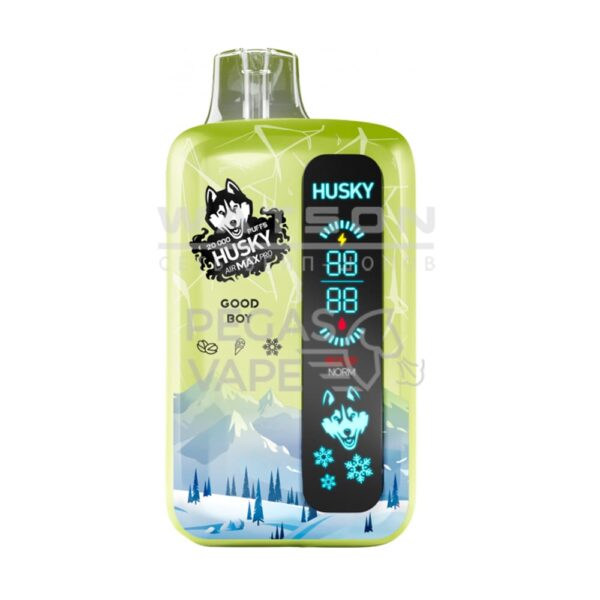 Электронная сигарета Husky Air Max PRO Ultra Strong 20000 Good Boy (Фисташковое мороженое) - Купить с доставкой в Красногорске
