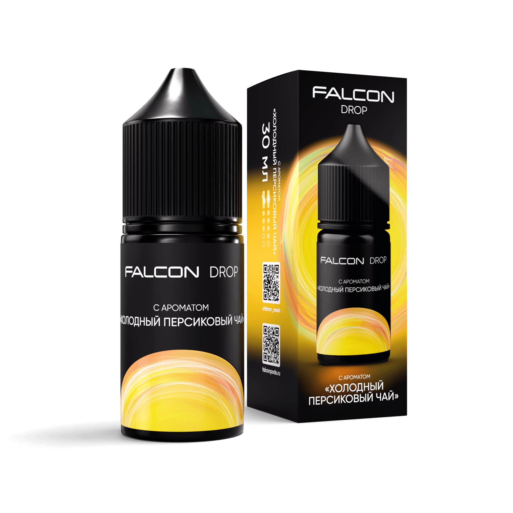 Жидкость FALCON DROP 30мл (Холодный персиковый чай) 30 мл 2% (20 мг/мл) Жидкость FALCON DROP 30мл (Холодный персиковый чай) 30 мл 2% (20 мг/мл) - Купить с доставкой в Красногорске