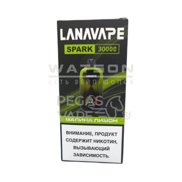 Электронная сигарета LANAVAPE SPARK 30000 (Малина лимон) - Купить с доставкой в Красногорске