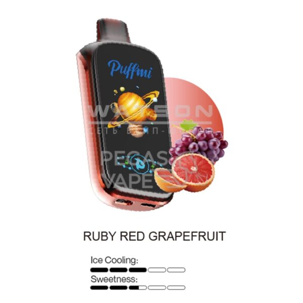 Электронная сигарета Puff Mi PURE 20000 (Рубиново красный грейпфрут) - Купить с доставкой в Красногорске
