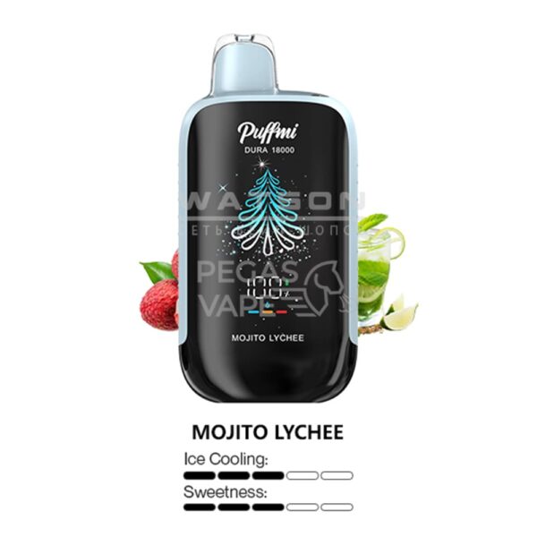 Электронная сигарета PUFFMI DURA 18000 (Мохито личи) - Купить с доставкой в Красногорске