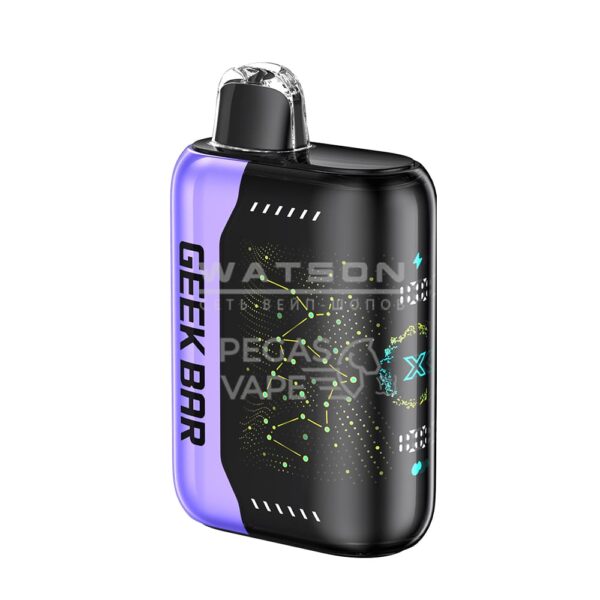 Электронная сигарета Geek Bar Pulse X 25000 (Виноград малина лед) - Купить с доставкой в Красногорске