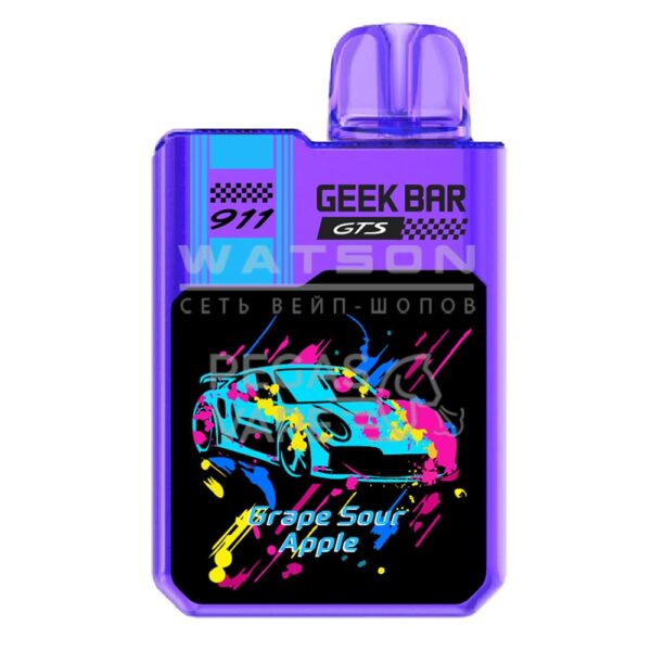 Электронная сигарета Geekbar 911 18000 (Кислое яблоко виноград) - Купить с доставкой в Красногорске