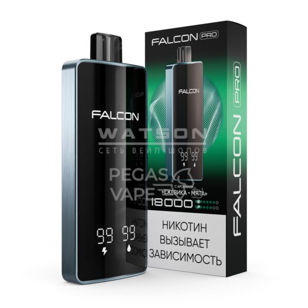 Электронная сигарета FALCON PRO 18000 (Ежевика мята) - Купить с доставкой в Красногорске