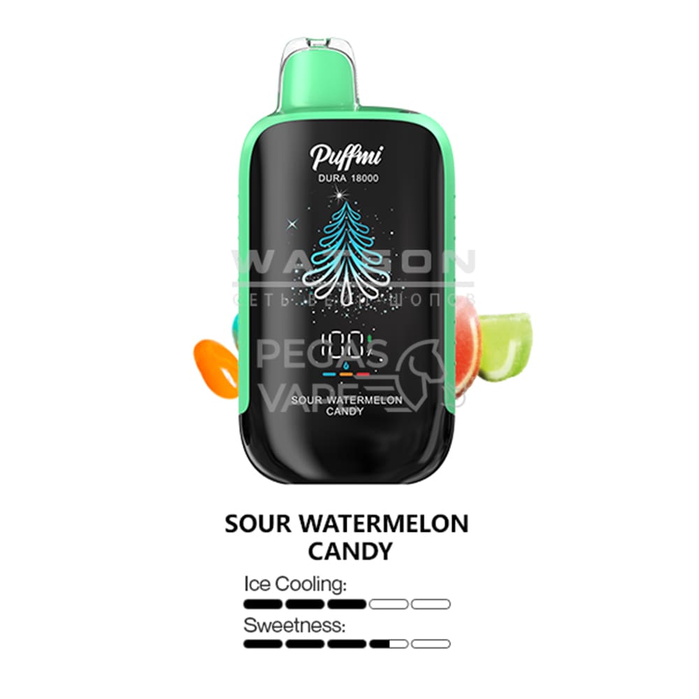 Электронная сигарета PUFFMI DURA 18000 (Кислые мармеладные мишки) Электронная сигарета PUFFMI DURA 18000 (Кислые мармеладные мишки) - Купить с доставкой в Красногорске