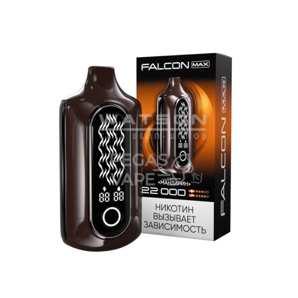 Электронная сигарета FALCON MAX 22000 (Мандарин) - Купить с доставкой в Красногорске