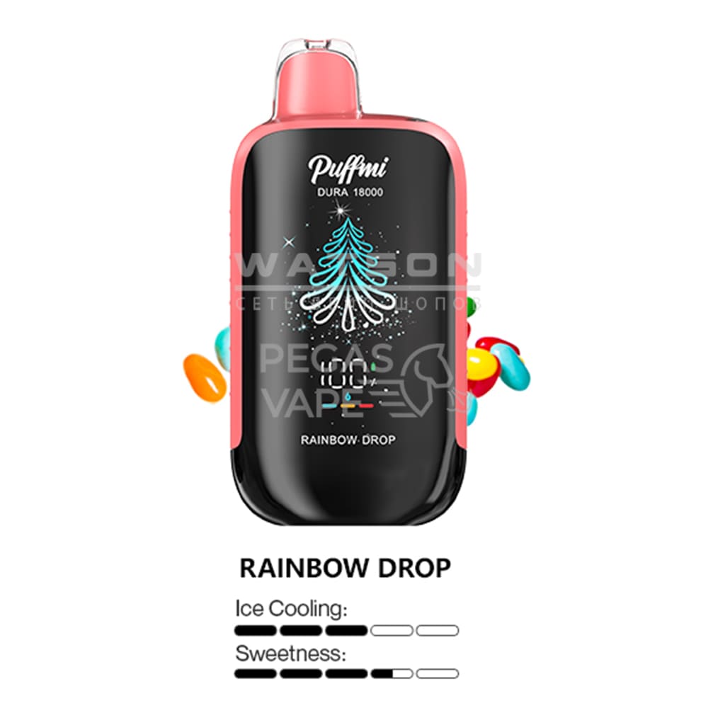 Электронная сигарета PUFFMI DURA 18000 (Радужные конфеты) Электронная сигарета PUFFMI DURA 18000 (Радужные конфеты) - Купить с доставкой в Красногорске