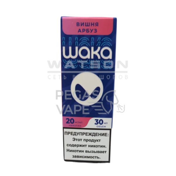 Жидкость WAKA Salt Strong (Вишня арбуз) 30 мл 2% (20 мг/мл) Strong - Купить с доставкой в Красногорске