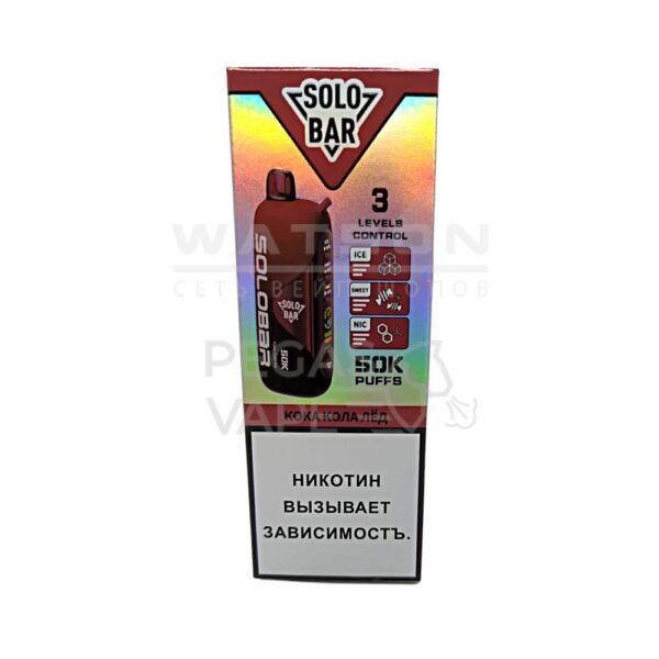 Электронная сигарета SOLOBAR 50000 (Кола лед) - Купить с доставкой в Красногорске