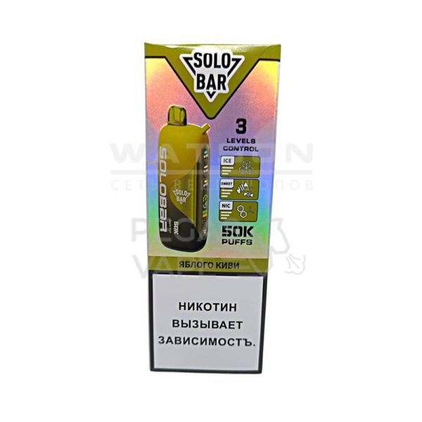 Электронная сигарета SOLOBAR 50000 (Яблоко киви) - Купить с доставкой в Красногорске