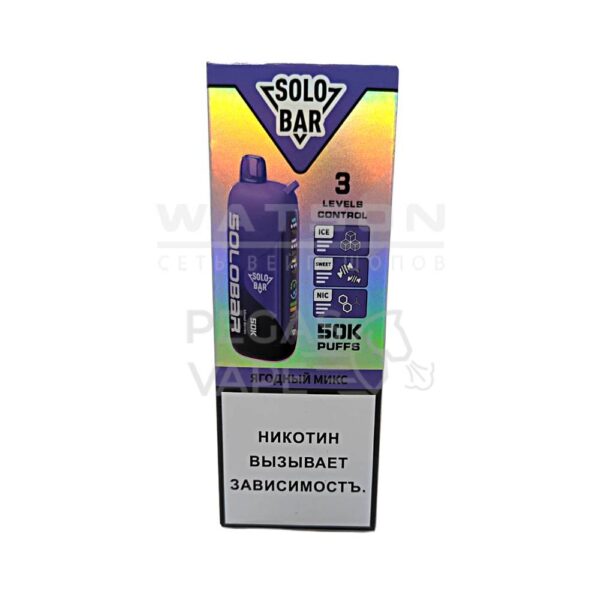 Электронная сигарета SOLOBAR 50000 (Ягодный микс) - Купить с доставкой в Красногорске