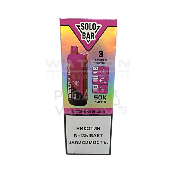 Электронная сигарета SOLOBAR 50000 (Клубника вишня) - Купить с доставкой в Красногорске