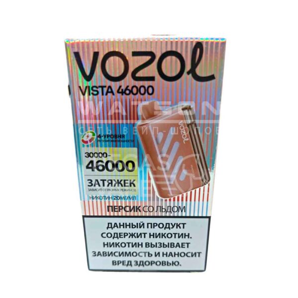 Электронная сигарета VOZOL VISTA 46000 (Персиковый лед) - Купить с доставкой в Красногорске