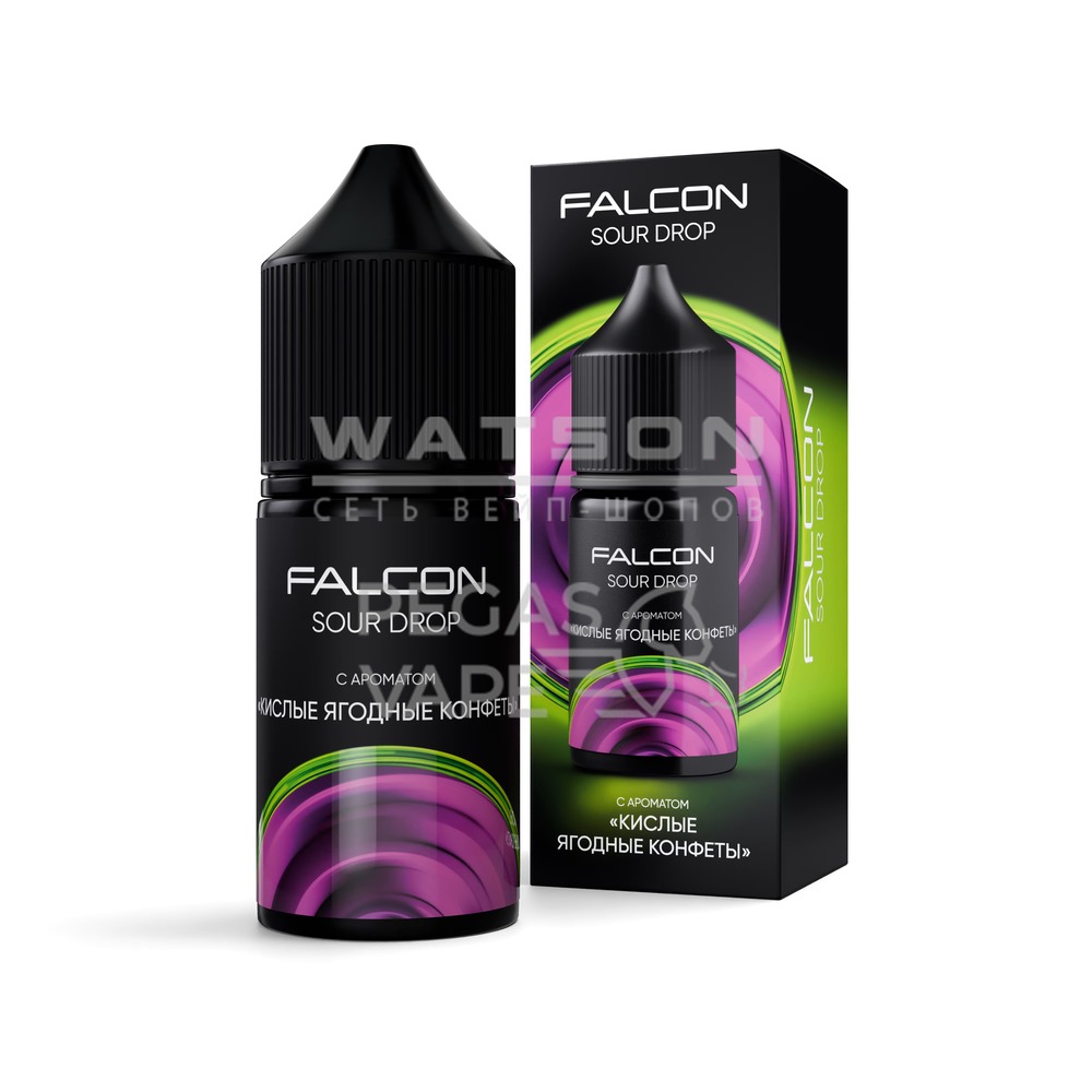 Жидкость FALCON SOUR DROP 30 мл (Кислые ягодные конфеты) 30 мл 2% (20 мг/мл) Жидкость FALCON SOUR DROP 30 мл (Кислые ягодные конфеты) 30 мл 2% (20 мг/мл) - Купить с доставкой в Красногорске