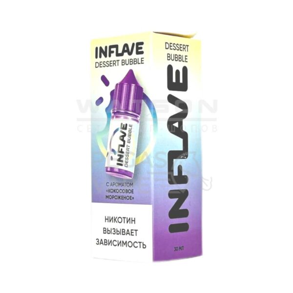Жидкость INFLAVE BUBBLE (Кокосовое мороженое) 30 мл 2% (20 мг/мл) - Купить с доставкой в Красногорске
