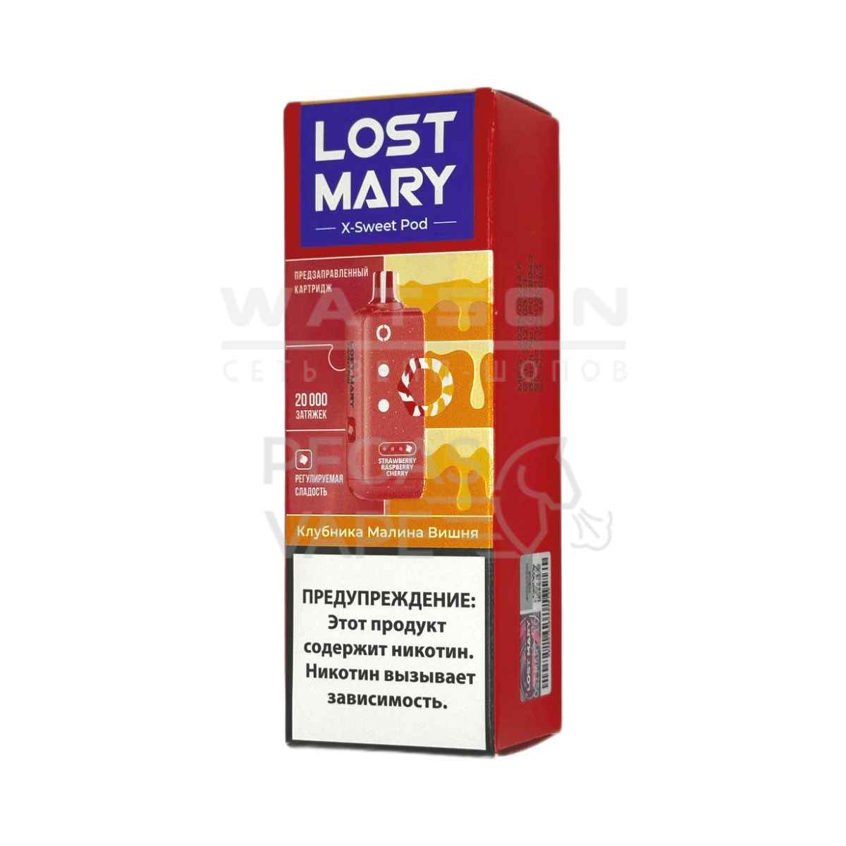 Картридж Lost Mary X-Link Sweet (Клубника малина вишня) Картридж Lost Mary X-Link Sweet (Клубника малина вишня) - Купить с доставкой в Красногорске