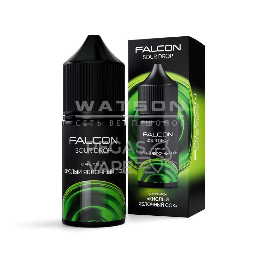 Жидкость FALCON SOUR DROP 30 мл (Кислый яблочный сок) 30 мл 2% (20 мг/мл) Жидкость FALCON SOUR DROP 30 мл (Кислый яблочный сок) 30 мл 2% (20 мг/мл) - Купить с доставкой в Красногорске