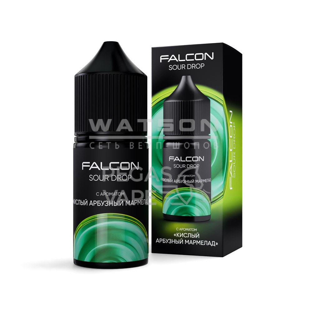 Жидкость FALCON SOUR DROP 30 мл (Кислый арбузный мармелад) 30 мл 2% (20 мг/мл) Жидкость FALCON SOUR DROP 30 мл (Кислый арбузный мармелад) 30 мл 2% (20 мг/мл) - Купить с доставкой в Красногорске