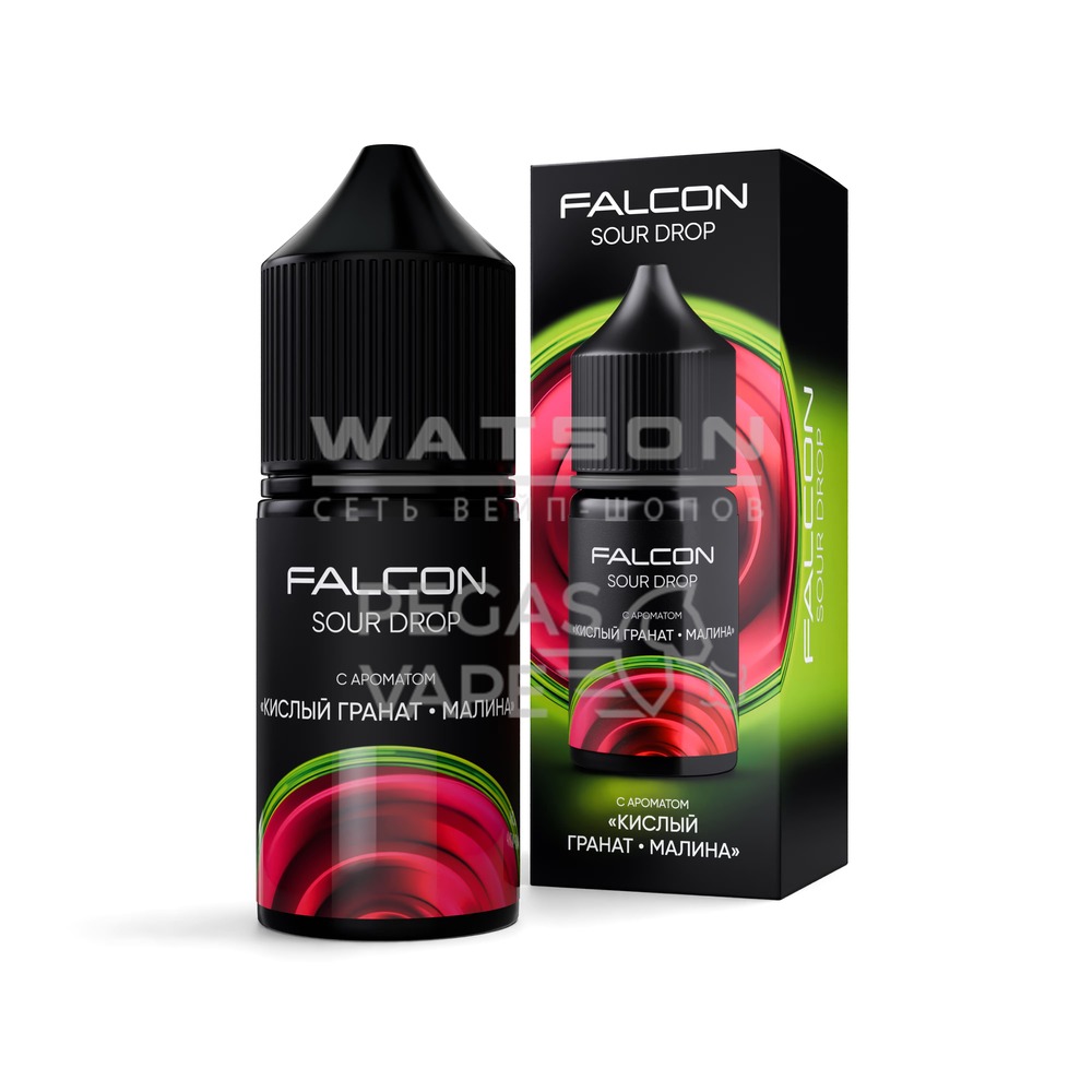 Жидкость FALCON SOUR DROP 30 мл (Кислый гранат - малина) 30 мл 2% (20 мг/мл) Жидкость FALCON SOUR DROP 30 мл (Кислый гранат - малина) 30 мл 2% (20 мг/мл) - Купить с доставкой в Красногорске