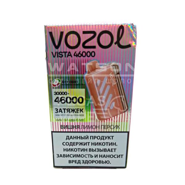 Электронная сигарета VOZOL VISTA 46000 (Вишня лимон персик) - Купить с доставкой в Красногорске