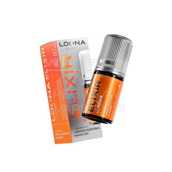 Жидкость LOONA ELIXIR by INFLAVE (Кислая газировка маракуйя) 30 мл 2% (20 мг/мл) - Купить с доставкой в Красногорске