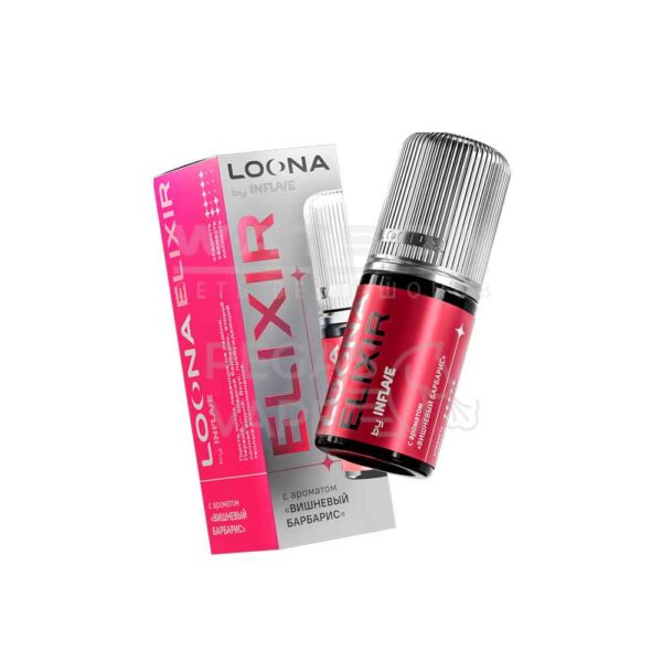 Жидкость LOONA ELIXIR by INFLAVE (Вишневый барбарис) 30 мл 2% (20 мг/мл) - Купить с доставкой в Красногорске
