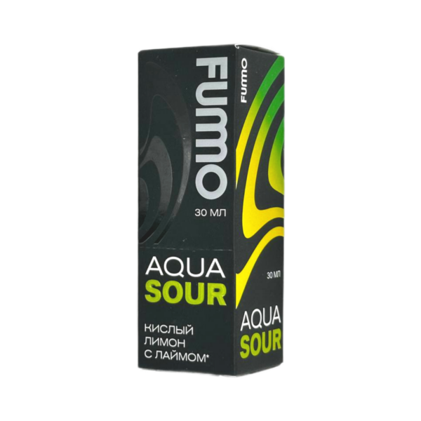 Жидкость FUMMO AQUA SOUR (Кислый лимон лайм) 30 мл 2% (20 мг/мл) - Купить с доставкой в Красногорске