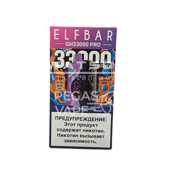 Электронная сигарета Elf Bar GH 33000 (Ледяной виноград) - Купить с доставкой в Красногорске