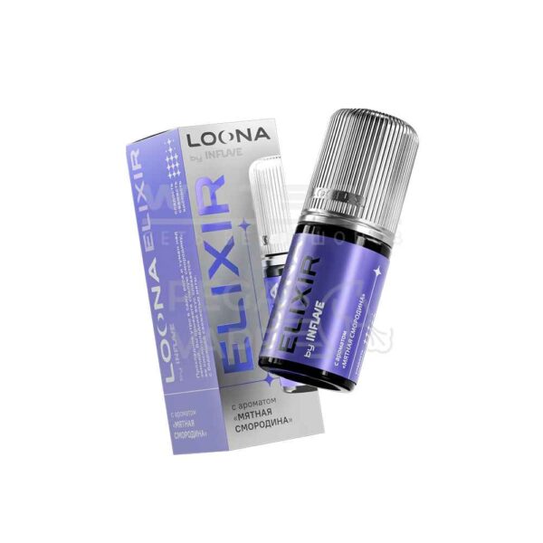 Жидкость LOONA ELIXIR by INFLAVE (Мятная смородина) 30 мл 2% (20 мг/мл) - Купить с доставкой в Красногорске