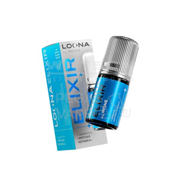 Жидкость LOONA ELIXIR by INFLAVE (Мятная черника) 30 мл 2% (20 мг/мл) - Купить с доставкой в Красногорске