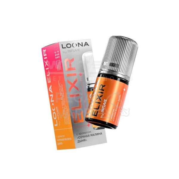 Жидкость LOONA ELIXIR by INFLAVE (Сочная малина дыня) 30 мл 2% (20 мг/мл) - Купить с доставкой в Красногорске