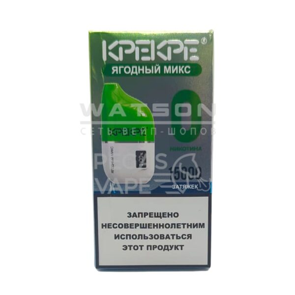 Электронная сигарета ATTACKER KPEKPE 15000 0% (с индикатором) (Ягодный микс) - Купить с доставкой в Красногорске