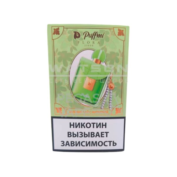Электронная сигарета PuffMi Flora 25000 (Зеленый чай с маракуйя) - Купить с доставкой в Красногорске