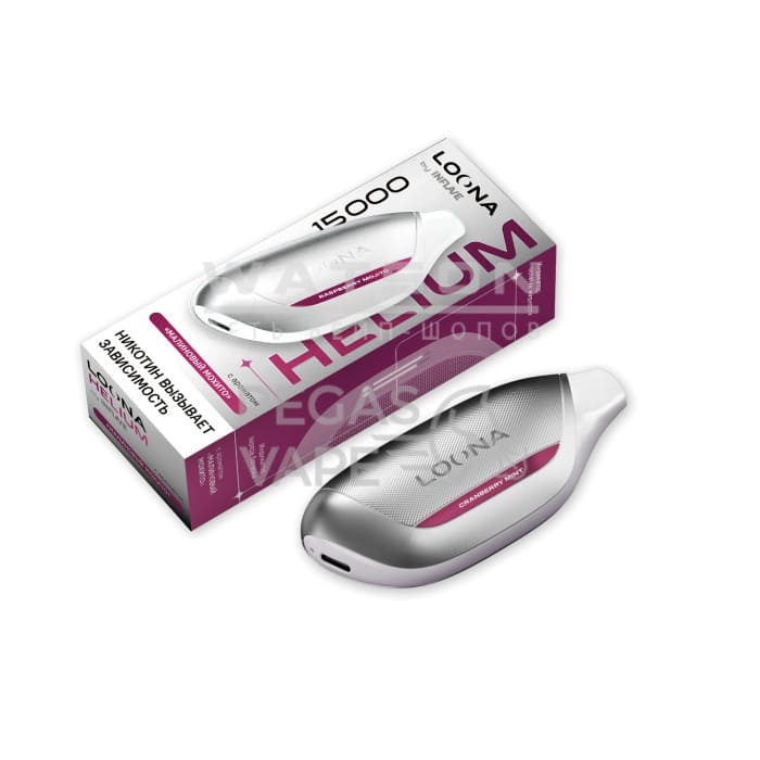 Электронная сигарета LOONA HELIUM 15000 (Малиновый мохито) - Купить с доставкой в Красногорске