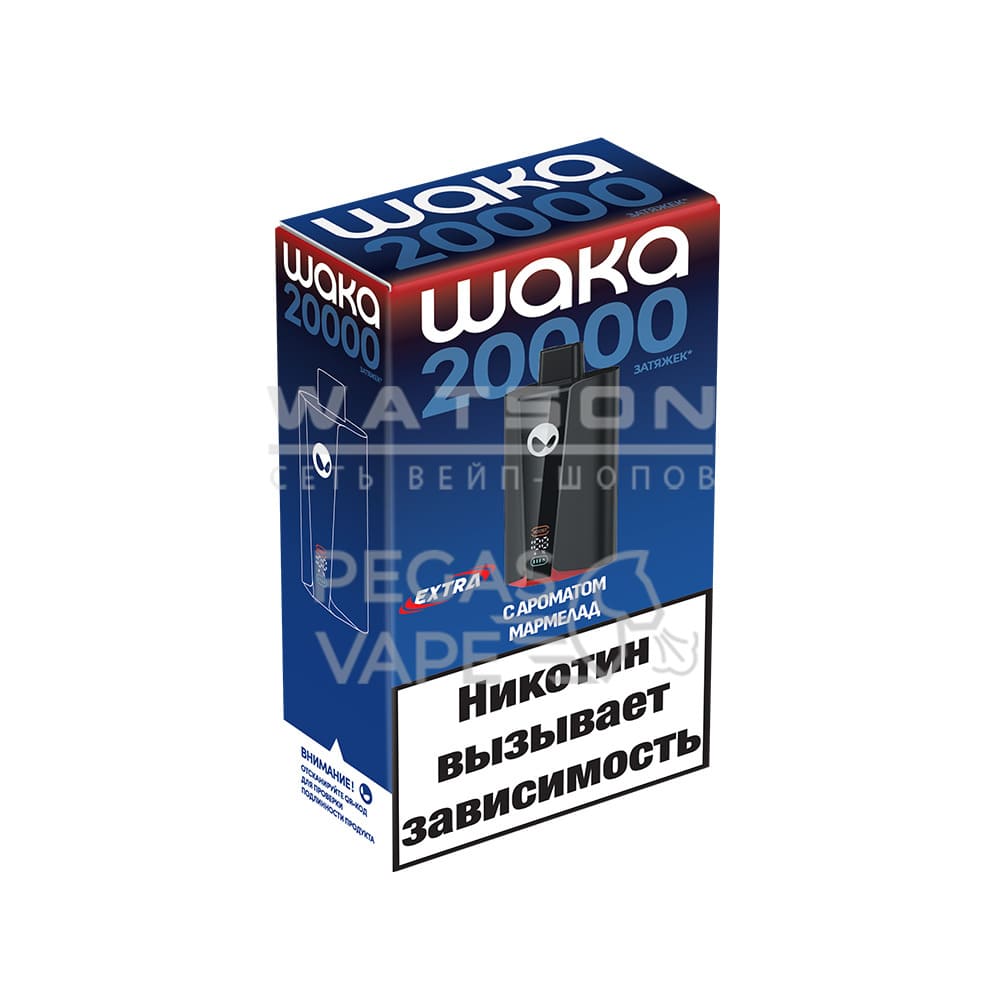 Электронная сигарета Waka PRO 20000 Extra (Мармелад) Электронная сигарета Waka PRO 20000 Extra (Мармелад) - Купить с доставкой в Красногорске