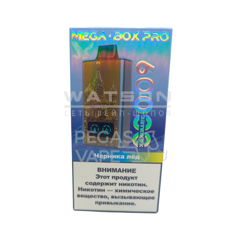 Электронная сигарета JNR BATMAN MEGA BOX PRO 60000 (Черника лед) - Купить с доставкой в Красногорске