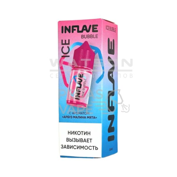 Жидкость INFLAVE BUBBLE ICE (Холодный арбуз малина мята) 30 мл 2% (20 мг/мл) - Купить с доставкой в Красногорске