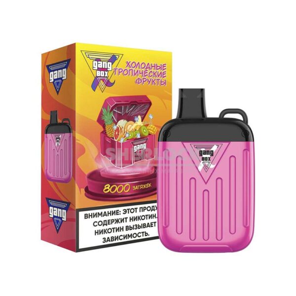Электронная сигарета GANG XBOX 8000 (Холодные тропические фрукты) - Купить с доставкой в Красногорске