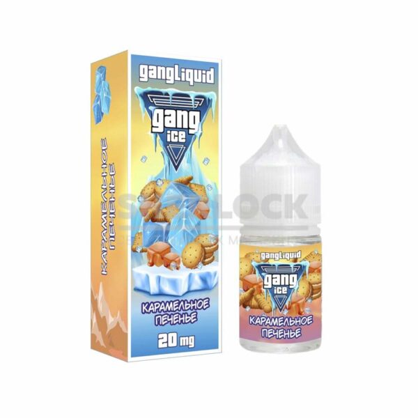 Жидкость Gang Ice 30 мл 2% (20 мг/мл) (Карамельное печенье) - Купить с доставкой в Красногорске