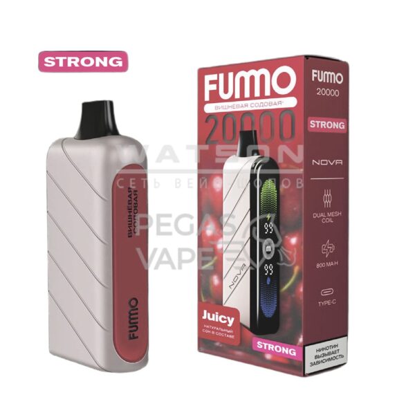 Электронная сигарета Fummo NOVA 20000 Strong (Вишневая Содовая) - Купить с доставкой в Красногорске