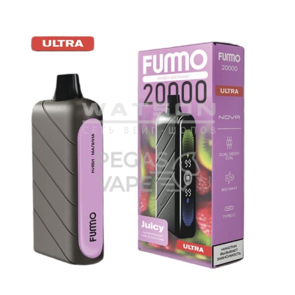 Электронная сигарета Fummo NOVA 20000 Ultra (Киви Малина) - Купить с доставкой в Красногорске