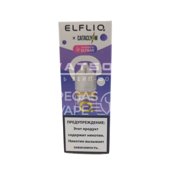 Жидкость ELFLIQ X CATACLYSM (Черника) 30 мл 2% (20 мг/мл) - Купить с доставкой в Красногорске